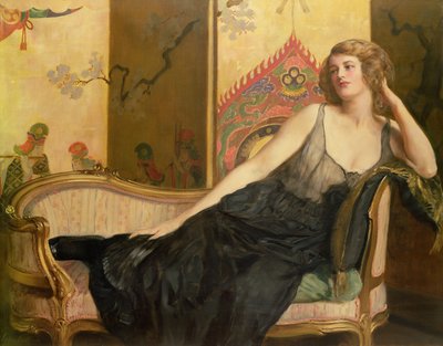 リクライニングウーマン 作： John Collier